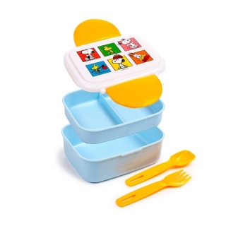 Pudełko na lunch ze sztućcami - Peanuts Snoopy