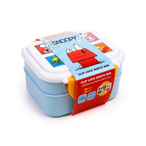 Pudełko na lunch ze sztućcami - Peanuts Snoopy