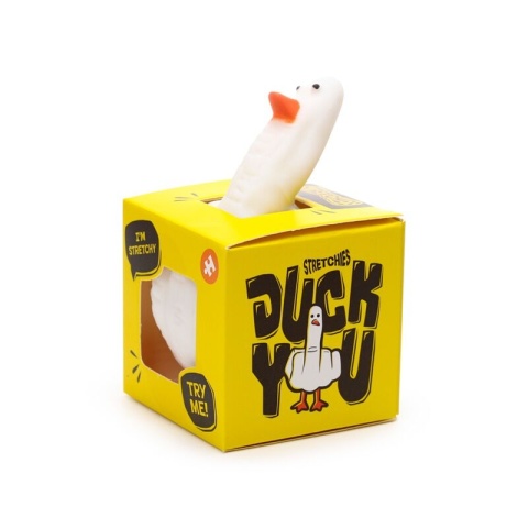 WYMIARY Zabawka gniotek Kaczka Duck You - rozciągliwa