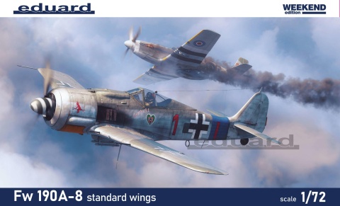 Eduard 7463 Fw 190A-8 standard wings Weekend edition 1:72 model samolotu