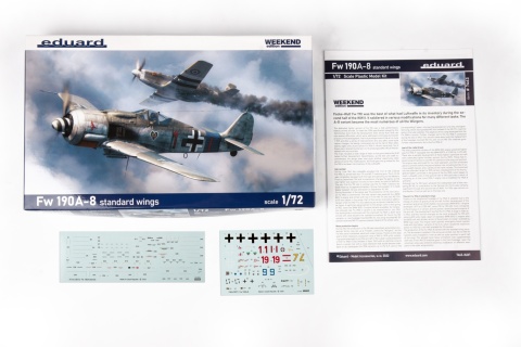Eduard 7463 Fw 190A-8 standard wings Weekend edition 1:72 model samolotu