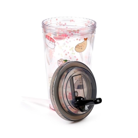 Kubek ze słomką Pusheen the Cat Sushi Club 500ml