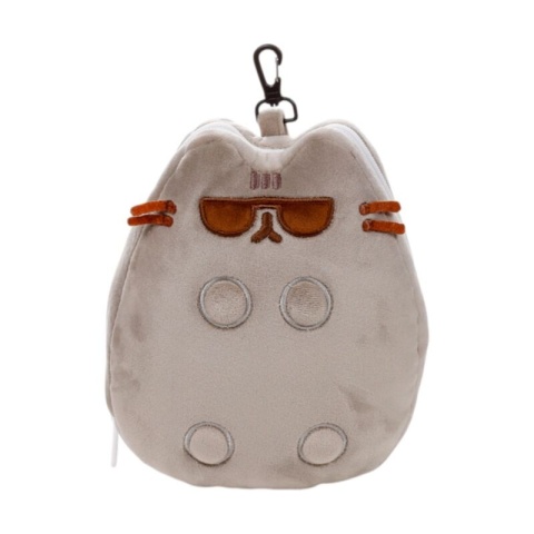 PKCUSH434 Pusheen with Sunglasses Shaped Travel PillowEye Mask