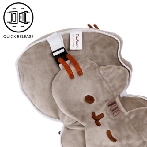 PKCUSH434 Pusheen with Sunglasses Shaped Travel PillowEye Mask