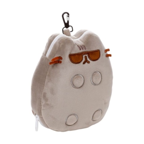PKCUSH434 Pusheen with Sunglasses Shaped Travel PillowEye Mask