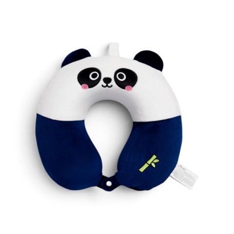 Poduszka podrózna dla dzieci z pianki memory Panda 29x33x8 cm