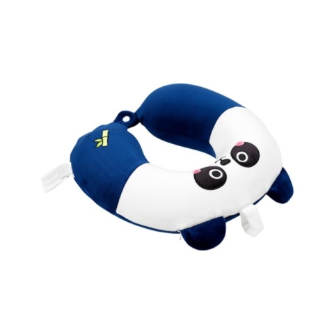 Poduszka podrózna dla dzieci z pianki memory Panda 29x33x8 cm