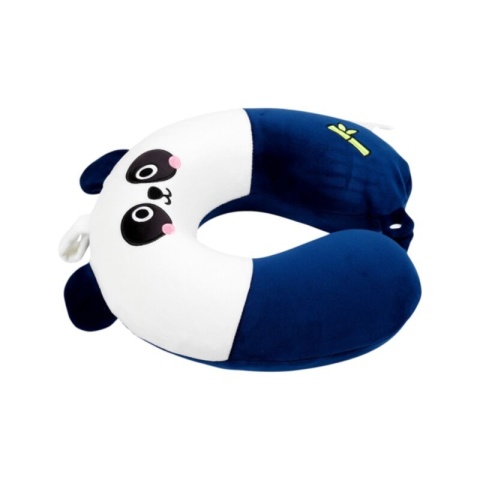 Poduszka podrózna dla dzieci z pianki memory Panda 29x33x8 cm