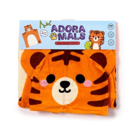 Ręcznik z kapturem dla dzieci Alfie the Tiger - tygrys 100x50 cm