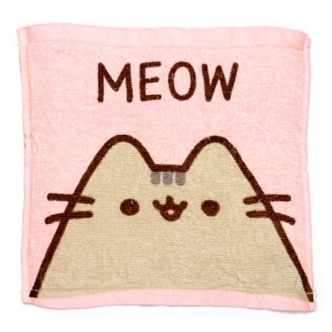 Skompresowany ręcznik podróżny kot Pusheen meow - różowy