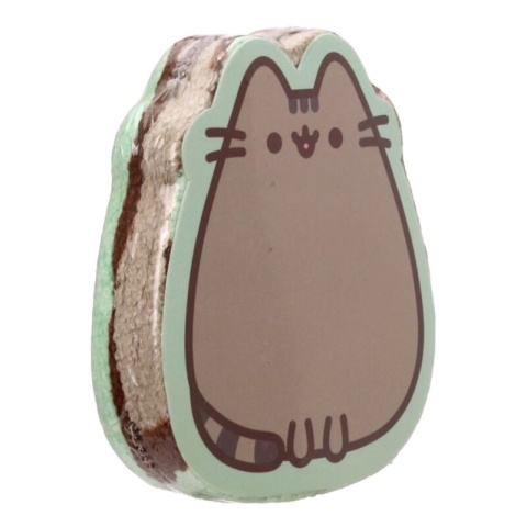 Skompresowany ręcznik podróżny kot Pusheen meow - zielony