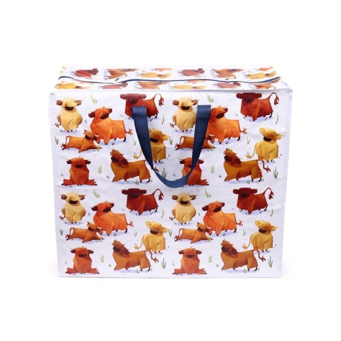 Uniwersalna Torba na pranie ubrania zabawki klocki Hairy Coos Highland Coo