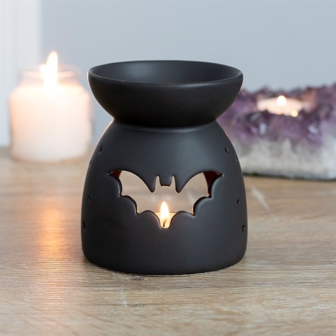 Black Bat Cut Out Oil Burner - podgrzewacz na olejki