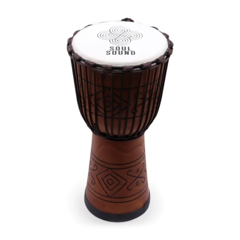 Duży Bęben Djembe Pro Dźwięk Duszy (niski) 50cm