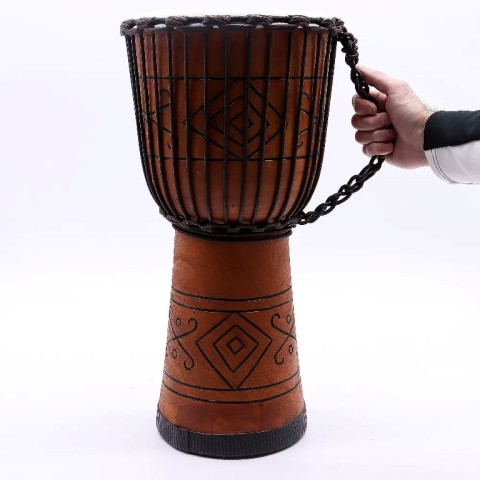 Duży Bęben Djembe Pro Dźwięk Duszy (niski) 50cm