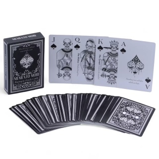 Gotyckie Karty do Gry i Wyroczni Memento Mori talia 54 karty