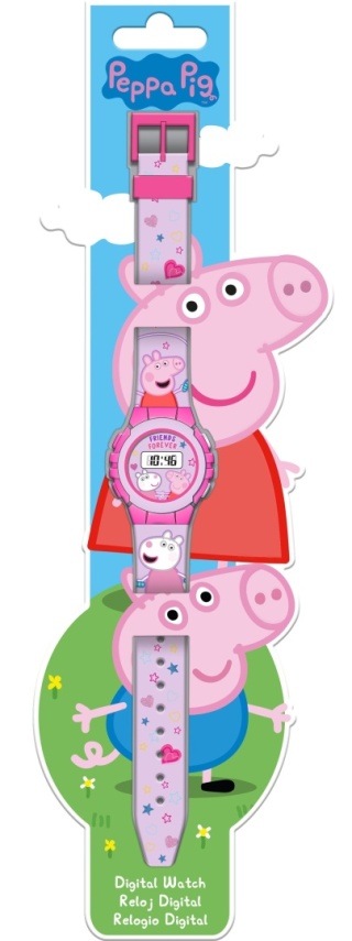 KID70139 Led Watch Peppa Pig - Świnka Peppa Zegarek cyfrowy
