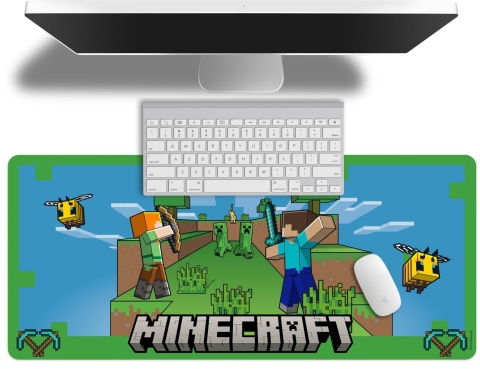 Desk mat Minecraft - mata podkładka na biurko pod myszkę i klawiaturę
