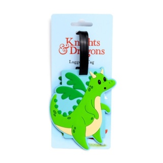 Knights & Dragons Dragon - zawieszka bagażowa zielony smok