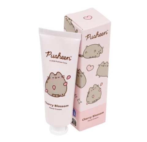 Krem do rąk 30ml Pusheen różowa tubka Kwiaty wiśni