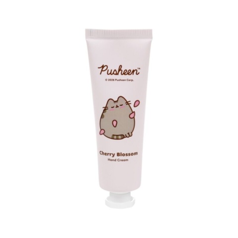 Krem do rąk 30ml Pusheen różowa tubka Kwiaty wiśni
