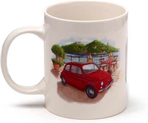 Kubek porcelanowy Fiat 500 - 300 ml