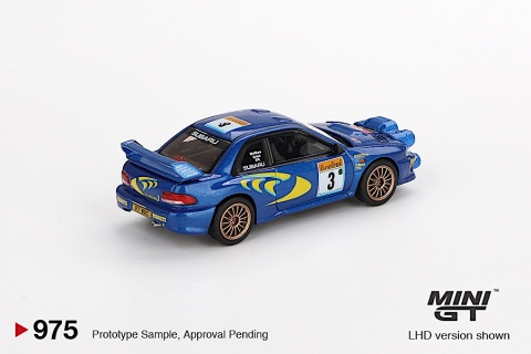 Mini GT 00975 Subaru S5 WRC98 #3 C.McRae 3rd Rally Monte-Carlo 1998 1:64