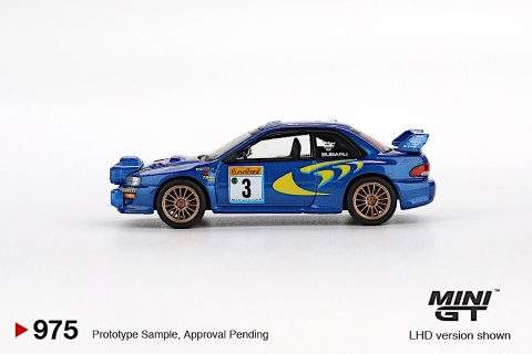 Mini GT 00975 Subaru S5 WRC98 #3 C.McRae 3rd Rally Monte-Carlo 1998 1:64