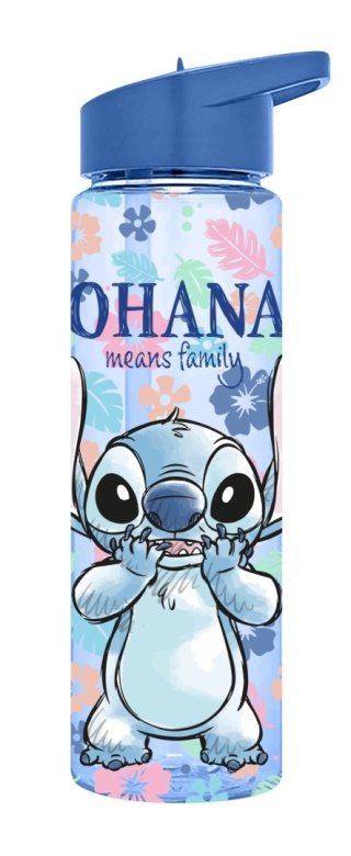 Round water bottle Stitch - Bidon dla dzieci Ohana 600 ml