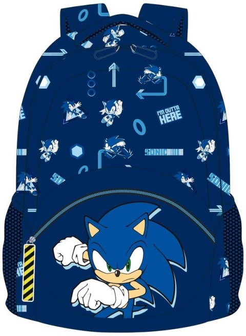 School backpack 42cm Sonic the Hedgehog - Szkolny plecak 42x36x15 cm