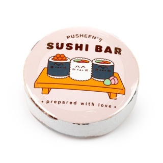 Skompresowany ręcznik podróżny Pusheen Sushi Club - Sushi Bar