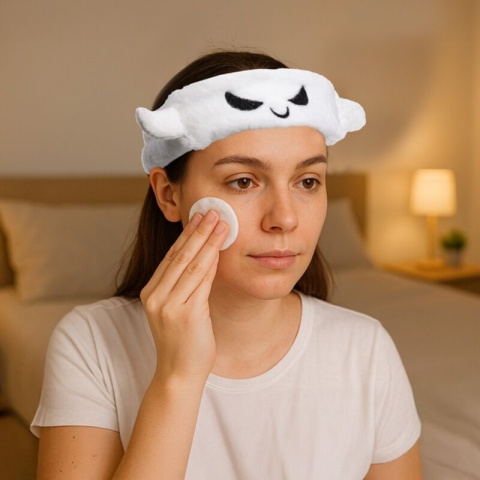 Spooky Ghost Plush Beauty Headband - opaska dla dziecka przebranie duch