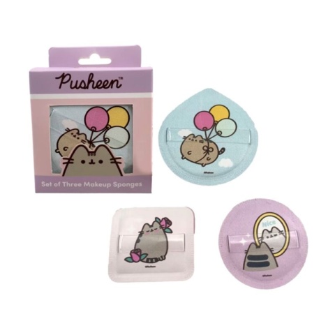 Zestaw 3 gąbeczek do makijażu z motywem Pusheen Cat