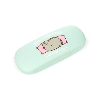 Zielone etui na okulary z motywem Pusheen
