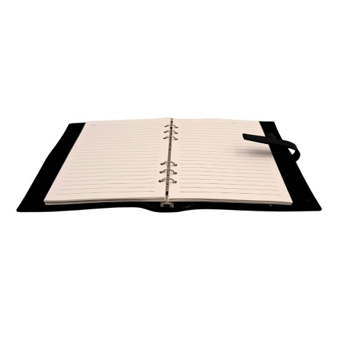 Elegancki Notes Skórzany A5 Vintage Retro z Zamknięciem - Pamiętnik Dziennik