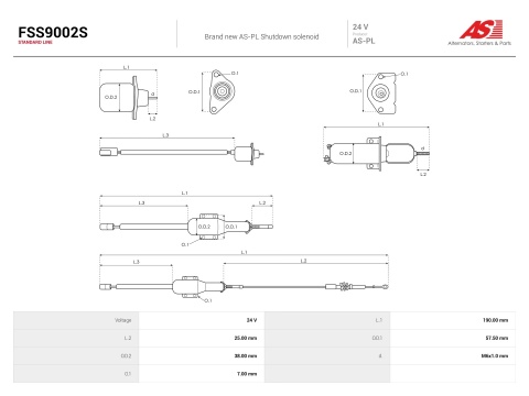 FSS9002S Cewka gaszenia SA-5172-24 MXL-1395-B 1502ES24C3U1B2S2 Caterpillar