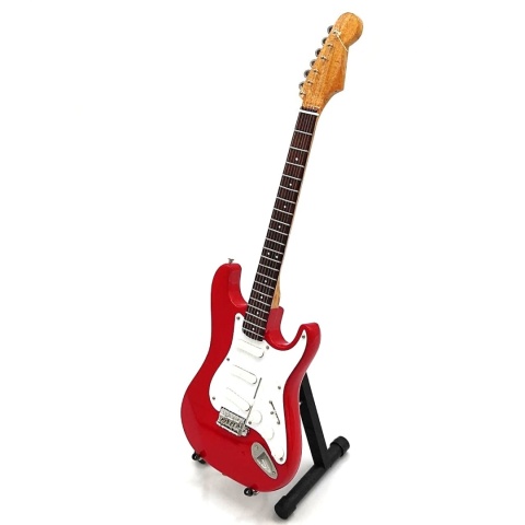 Mini gitara w stylu Dire Straits Mark Knopfler dekoracja prezent dla fana
