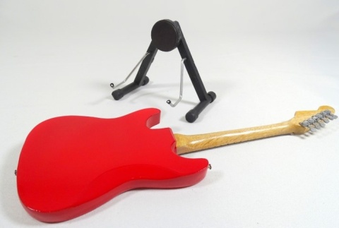 Mini gitara w stylu Dire Straits Mark Knopfler dekoracja prezent dla fana