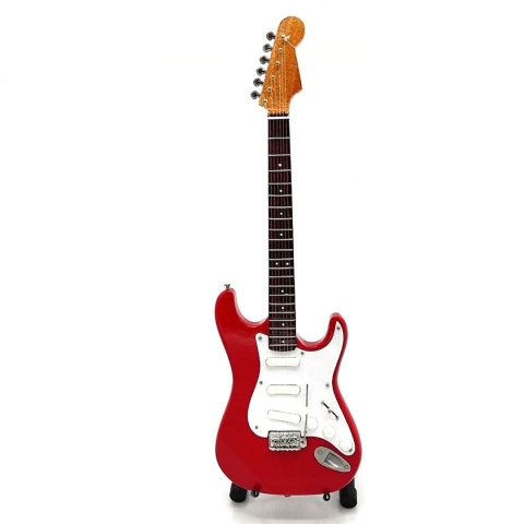 Mini gitara w stylu Dire Straits Mark Knopfler dekoracja prezent dla fana