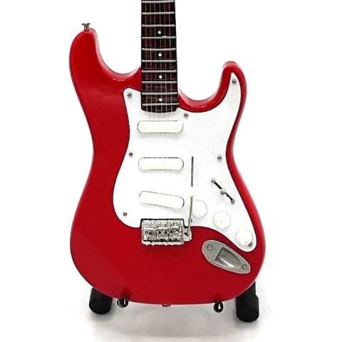 Mini gitara w stylu Dire Straits Mark Knopfler dekoracja prezent dla fana