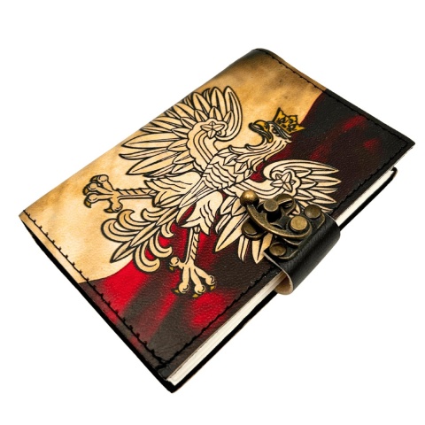 Notes Skórzany Pamiętnik Polski Orzeł Patriotyczny - 200 stron