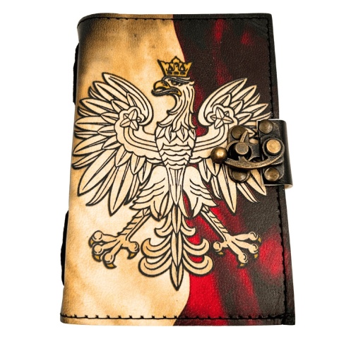 Notes Skórzany Pamiętnik Polski Orzeł Patriotyczny - 200 stron