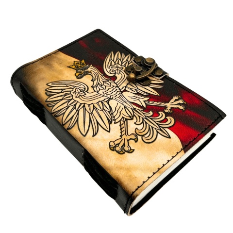 Notes Skórzany Pamiętnik Polski Orzeł Patriotyczny - 200 stron