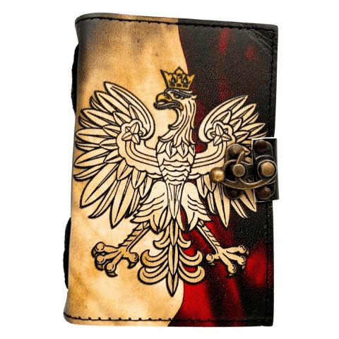 Notes Skórzany Pamiętnik Polski Orzeł Patriotyczny - 200 stron