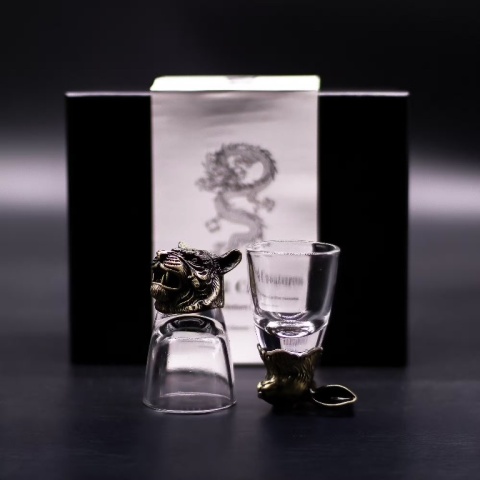 Zestaw 6 Kieliszków do wódki 50 ml Mistyczne Stworzenia
