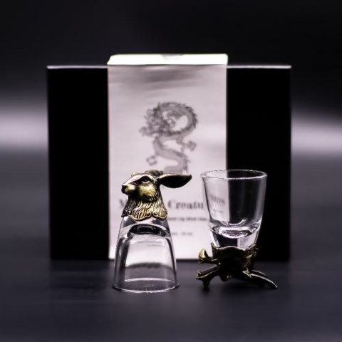 Zestaw 6 Kieliszków do wódki 50 ml Mistyczne Stworzenia