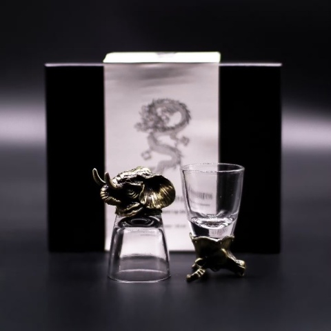 Zestaw 6 Kieliszków do wódki 50 ml Mistyczne Stworzenia