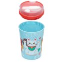 Maneki Neko - Pudełko na lunch z łyżkowidelcem 500ml