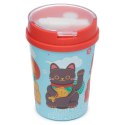 Maneki Neko - Pudełko na lunch z łyżkowidelcem 500ml