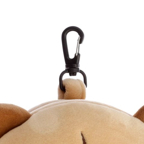 Relaxeazzz Mops poduszka podróżna + maseczka maskotka